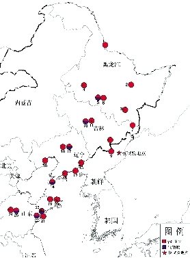 中國(guó)環(huán)保部門部分監(jiān)測(cè)站分布圖。圖/中國(guó)環(huán)保部網(wǎng)站